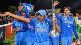 India beat Australia in ICC U-19 World Cup 2018 final.