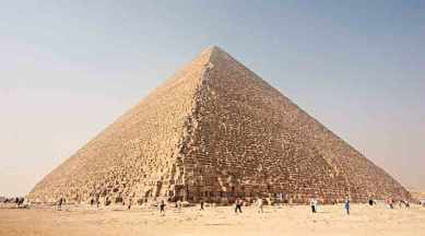 giza, pyramids, archaeology, giza houses discovered, pyramid discovery, egypt, indian express