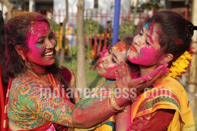 holi, holi photos, holi celebrations, holi in india, holi part, holi pics, indian express, indian express news