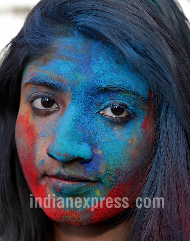 holi, holi photos, holi celebrations, holi in india, holi part, holi pics, indian express, indian express news