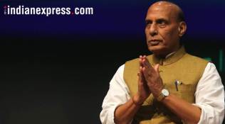 Dussehra, Dussehra celebration, Rajnath Singh, Home minister Rajnath Singh, Indo-Pak Border, Rajasthan news, Indian Army, Indian Express news