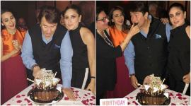 kareena kapoor and karisma kapoor with father randhir kapoor