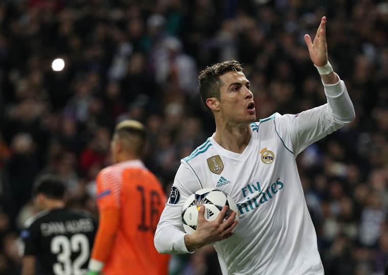 Real Madrid take 31 lead against PSG in Champions League