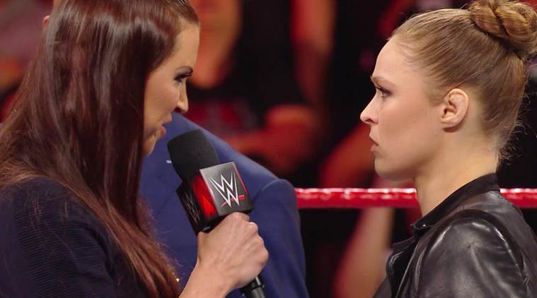 WWE Raw Results: Triple H knocks down Kurt Angle after Stephanie McMahon  apologises to Ronda Rousey