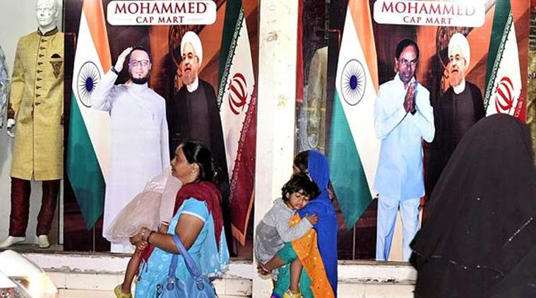 hassan rouhani, iranian president hassan rouhani, hyderabad, iran president, rouhani india visit, telangana chief minister