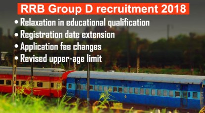 RRB recruitment 2018: Apply for 62,907 Group D vacancies 