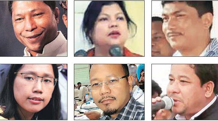 meghalaya elections, Mukul Sangma, Dikanchi Shira, Congress, Agatha Sangma, Sanjay Sangma, James Sangma, meghalaya elections date, meghalaya elections campaign, indian express news