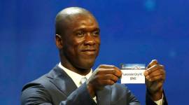 Former player Clarence Seedorf of the Netherlands during the UEFA Champions League draw