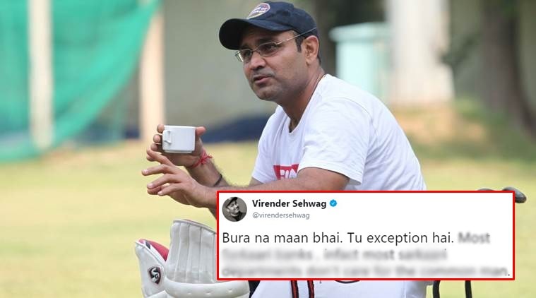 virender sehwag, sehwag twitter, sehwag commentary, sehwag latest tweets, virender sehwag funny tweets, sehwag funny tweets, sehwag Sa vs Ind tweets, Sehwag tweets on Ind vs Sa ODI lunch, Ind Vs SA lunch Sehwag tweets, Indian Express, Indian Express News