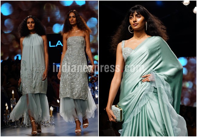 lakme fashion week, lakme fashion week 2018, lakme fashion week photos, lakme fashion week day 5, lfw day 5, LFK 2018, LFW 2018 photos, LFW 2018 latest photos, LFW day 5 showstopper,s LFW swara Bhasker, LFW Shilpa Shetty Kundra, LFW Kangana Ranaut, Indian Express, Indian Express News