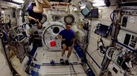 ISS NASA badminton game, astronauts badminton space game, NASA astronauts playing badminton in space, Indian express, Indian express news,