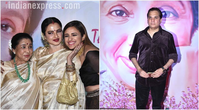 asha bhosle, rekha, parineeti chopra and lalit pandit