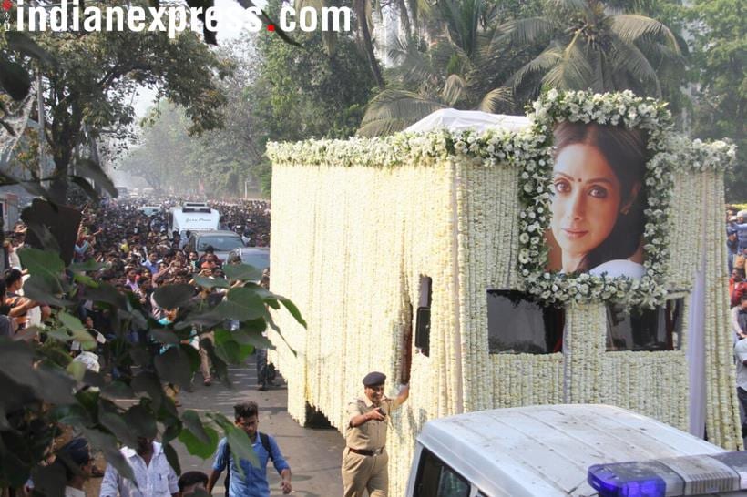 Sridevi, Sridevi funeral, Sridevi funeral photos