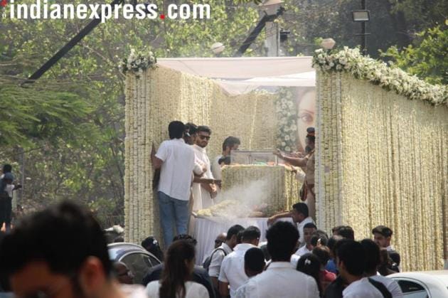 Sridevi, Sridevi funeral, Sridevi funeral photos