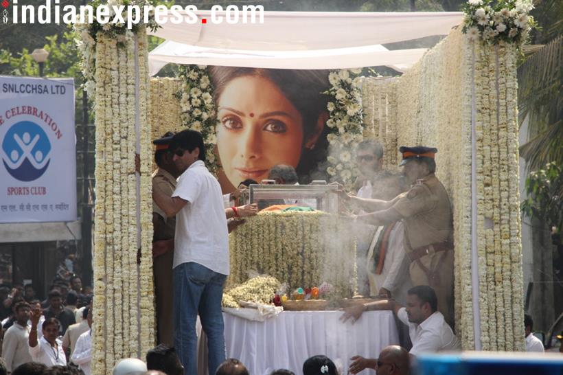 Sridevi, Sridevi funeral, Sridevi funeral photos