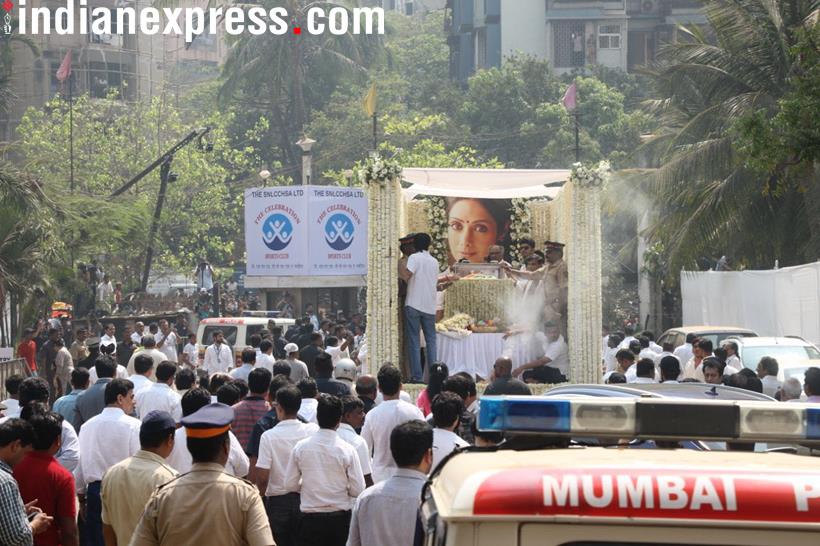 Sridevi, Sridevi funeral, Sridevi funeral photos