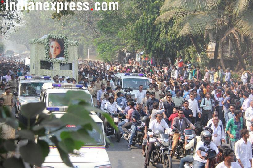 Sridevi, Sridevi funeral, Sridevi funeral photos