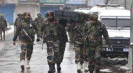 GUNFIGHT IN SRINAGAR Srinagar encounter, CRPF men, Karannagar encounter, Srinagar Karannagar encounter, CRPF Camp attack, Karannagar CRPF Camp attack, Karan Nagar, Terrorist, India News, Indian Express, Indian Express News