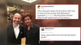 Shah Rukh Khan, Shah Rukh Khan twitter, Shah Rukh Khan met Uber ceo, Shah Rukh Khan met uber ceo Dara Khosrowshahi