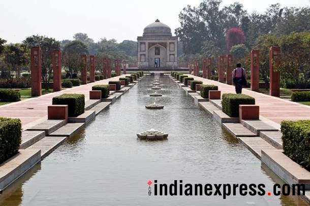 Sunder Nursery, Sunder Nursery new Delhi, central park delhi, Sunder Nursery Nizamuddin, Vice-President Venkaiah Naidu Sunder Nursery, Sunder Nursery pictures, Sunder Nursery places to visit in Delhi, places to visit in Delhi, best places in Delhi, Indian express