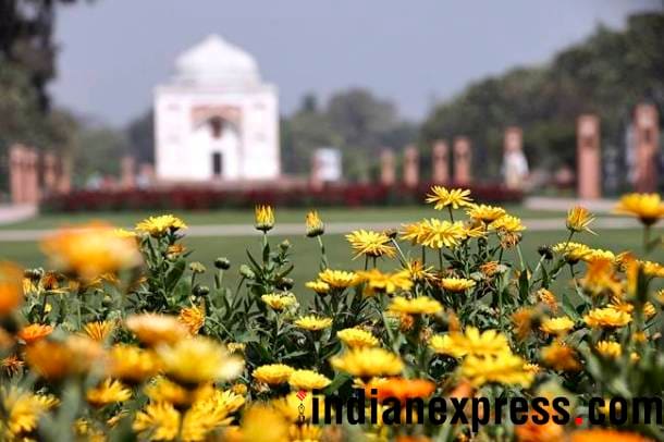 Sunder Nursery, Sunder Nursery new Delhi, central park delhi, Sunder Nursery Nizamuddin, Vice-President Venkaiah Naidu Sunder Nursery, Sunder Nursery pictures, Sunder Nursery places to visit in Delhi, places to visit in Delhi, best places in Delhi, Indian express