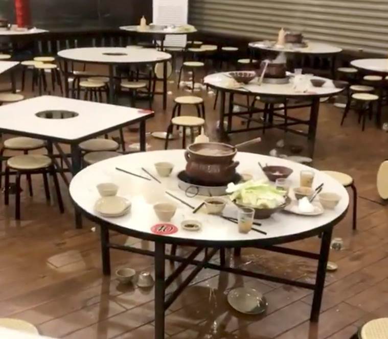 Earthquake tilts buildings in Taiwan, rescuers look for trapped
