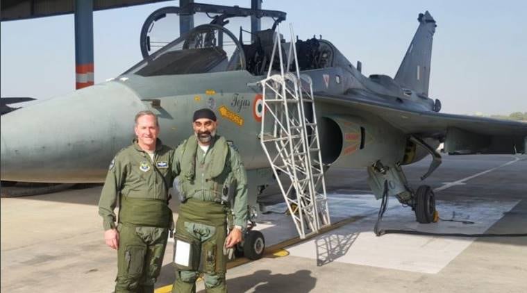 US Air Force chief flies Indian-made Tejas aircraft in Jodhpur, first ...