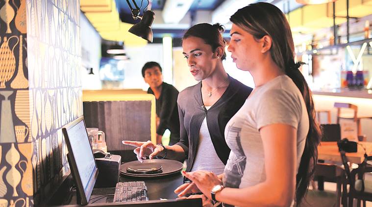 Transgender staff at Third Eye Cafe in Vashi