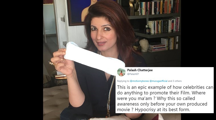 twinkle khanna, twinkle khanna padman, twinkle khanna padman promotions, padman promotions, Twinkle Khanna Twitter, Twinkle khanna twitter reactions, Twinkle Khanna twitter trolls, Twinkle Khanna latest tweets, Indian Express, Indian Express news