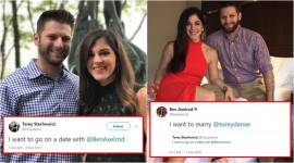 twitter love stories, love stories on social media, online dating stories, woman proposes on twitter