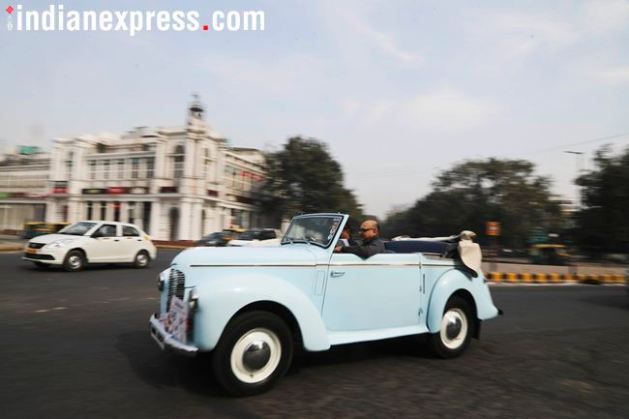 vintage car rally 2018 delhi, vintage car rally 2018