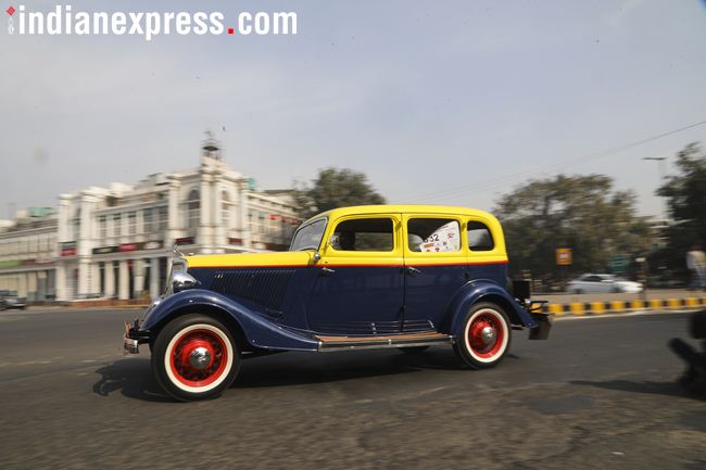 vintage car rally 2018 delhi, vintage car rally 2018