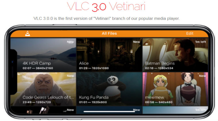 Gemme for eksempel skulder VLC player 3.0 update adds support for Chromecast, 360-degree videos,  HDR10, and more | Technology News,The Indian Express