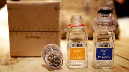 wada doping on sample bottles