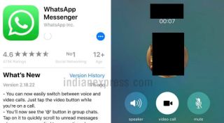 WhatsApp, WhatsApp switch video voice call, WhatsApp voice call to video feature, WhatsApp iOS update, WhatsApp new update, WhatsApp new tricks