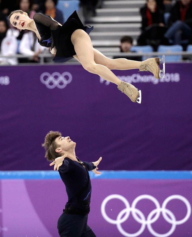 winter olympics, winter olympic games 2018, winter olympics figure skating funny faces, figure skating funny faces 2018, funny figure skating faces of 2018, funny figure skating faces, Indian Express, Indian Express news