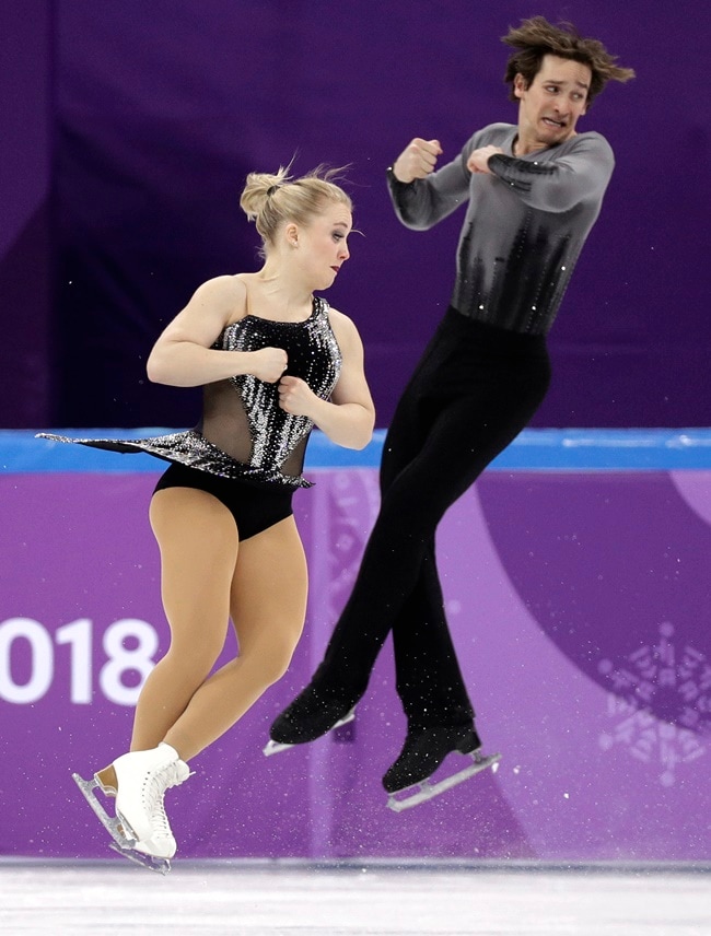 winter olympics, winter olympic games 2018, winter olympics figure skating funny faces, figure skating funny faces 2018, funny figure skating faces of 2018, funny figure skating faces, Indian Express, Indian Express news