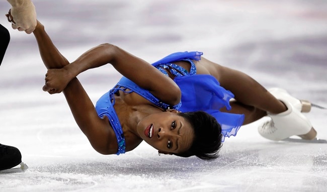 winter olympics, winter olympic games 2018, winter olympics figure skating funny faces, figure skating funny faces 2018, funny figure skating faces of 2018, funny figure skating faces, Indian Express, Indian Express news