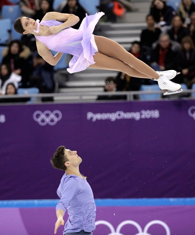 winter olympics, winter olympic games 2018, winter olympics figure skating funny faces, figure skating funny faces 2018, funny figure skating faces of 2018, funny figure skating faces, Indian Express, Indian Express news