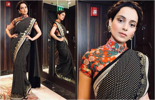 Kangana Ranaut, Happy Birthday Kangana Ranaut, Kangana Ranaut birthday, Kangana Ranaut latest photos, Kangana Ranaut fashion, Kangana Ranaut sari fashion, Kangana Ranaut ethnic fashion, indian express, indian express news