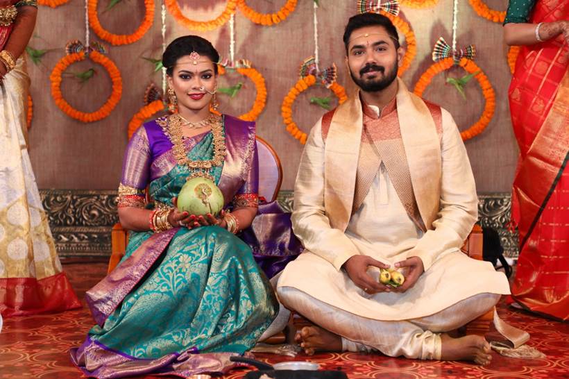Keerthana Akshay wedding photos