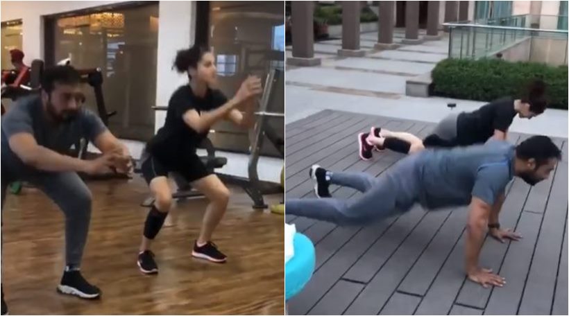 taapsee pannu anurag kashyap workout