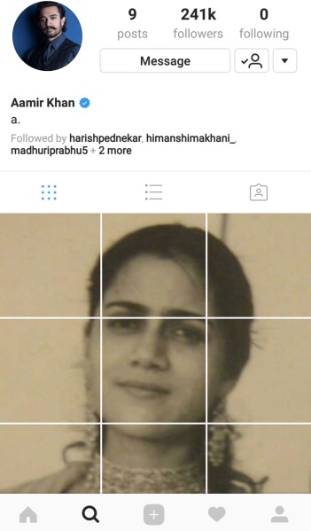 aamir khan instagram