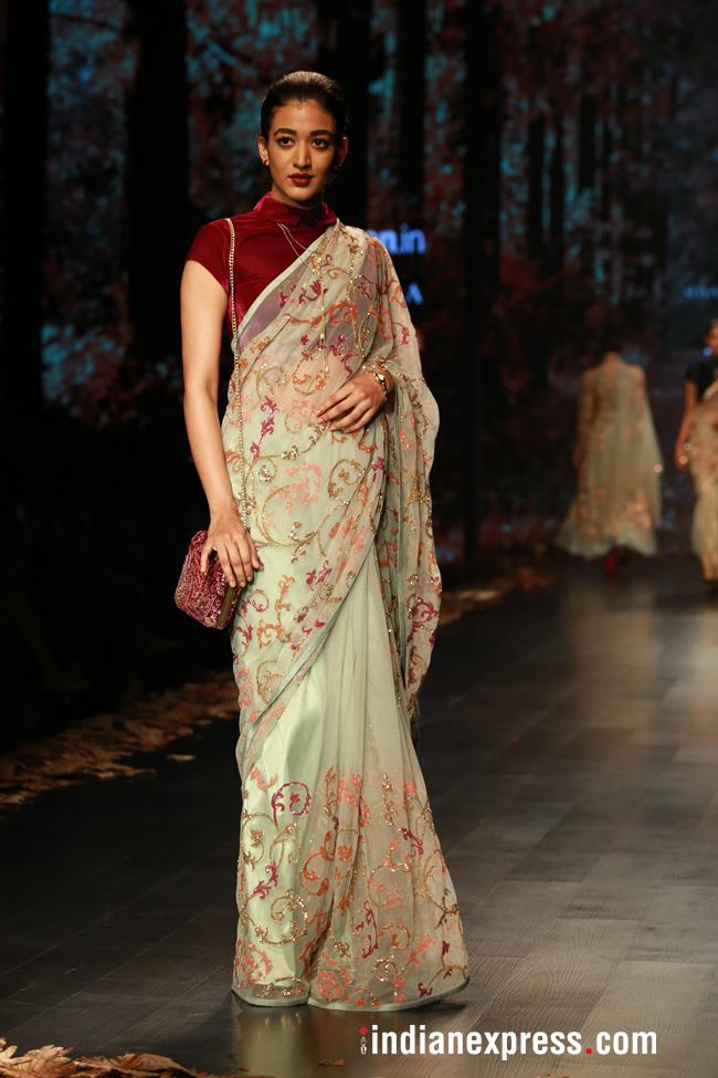 Amazon Fashion Week, Amazon Fashion Week Gauri and Nainka, Amazon Fashion Week Vaani Kapoor, Amazon Fashion Week Diana Penty, Amazon Fashion Week Shyamal and Bhumika, Amazon Fashion Week latest photos, Amazon Fashion Week Abraham and Thakore, indian express, indian express news