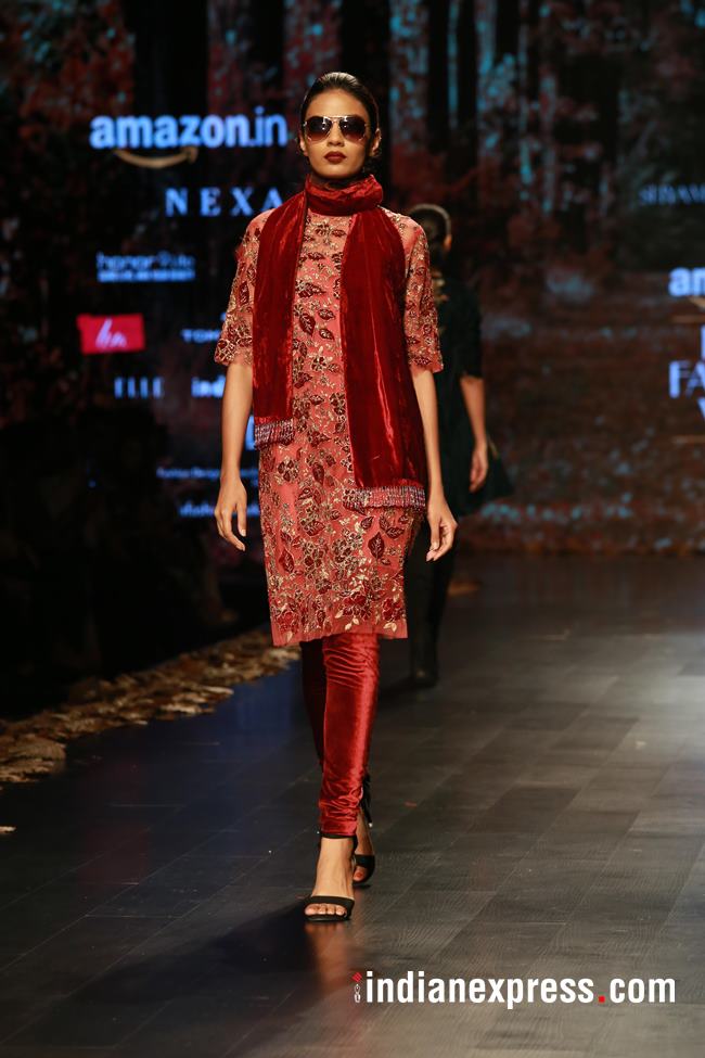 Amazon Fashion Week, Amazon Fashion Week Gauri and Nainka, Amazon Fashion Week Vaani Kapoor, Amazon Fashion Week Diana Penty, Amazon Fashion Week Shyamal and Bhumika, Amazon Fashion Week latest photos, Amazon Fashion Week Abraham and Thakore, indian express, indian express news