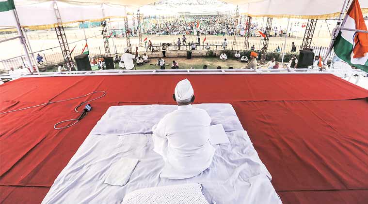 Anna Hazare, Social activist Anna Hazare, Lokpal, Lokayuktas, Anna Hazare strike, Ramleela Maidan, India against Corruption, India News, Indian Express News