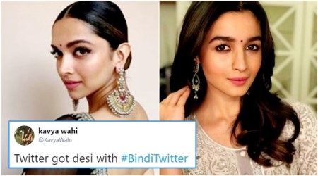 BindiTwitter, #BindiTwitter, Bindi selfie #BindiTwitter, Women sharing selfies bindi, bindi selfie twitter, bindi fashion, Indian express, Indian express news