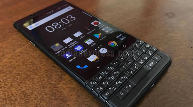 blackberry keypad and touch phone