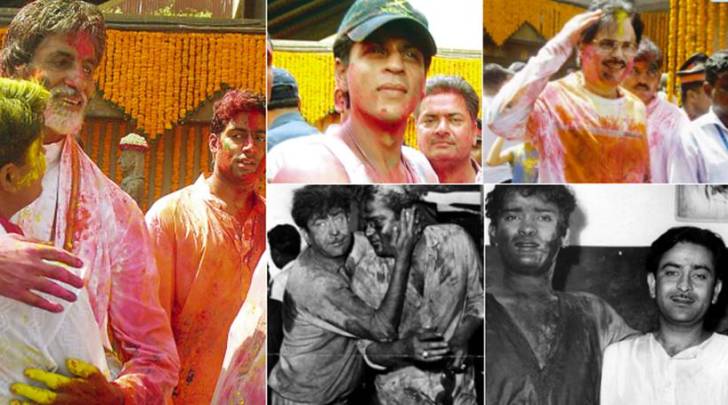 Holi Throwback How Bollywood Stars Celebrated The Festival Of Colours