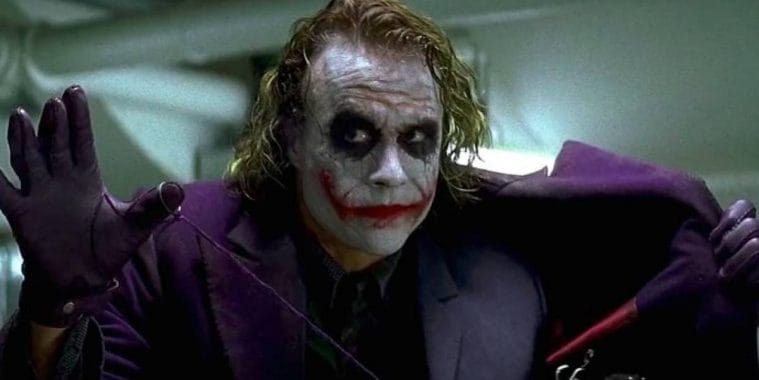 the dark knight heath ledger's joker